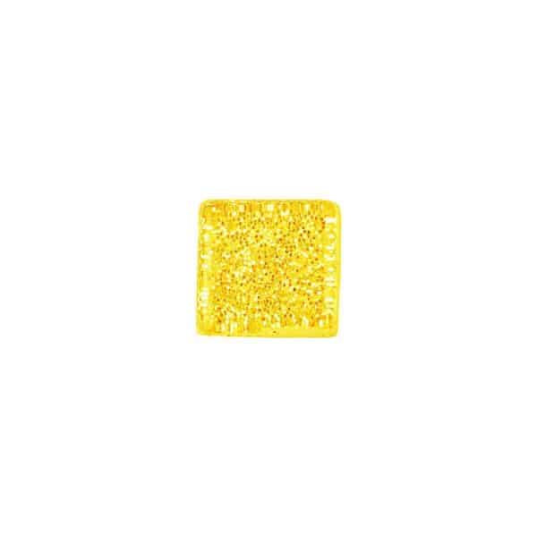 Rico Design Soft-Glas Mosaiksteine Glitter 185g gelb