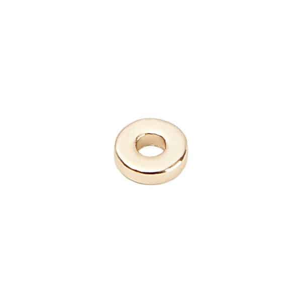 Rico Design Scheibe rund gold 4mm 40 Stück