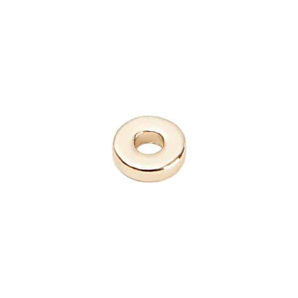 Rico Design Scheibe rund gold 6mm 35 Stück