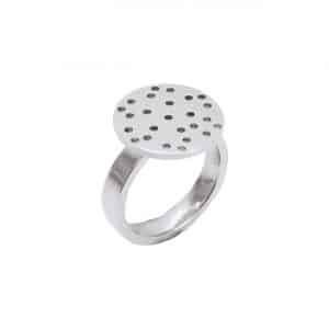Rico Design Ring mit Sieb Edelstahl 21mm