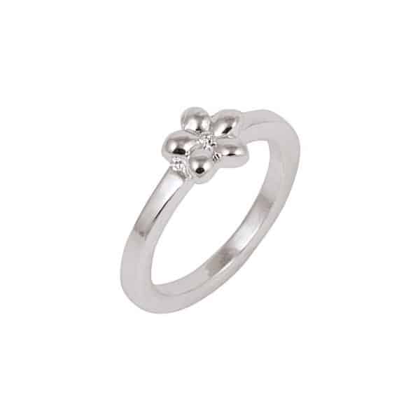 Rico Design Ring mit Blume 16mm 18 mm