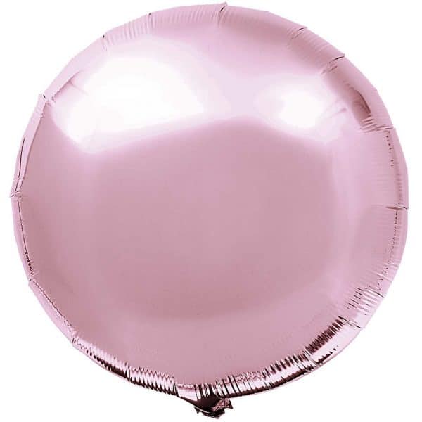 YEY! Let's Party Folienballon rund 86cm rosa