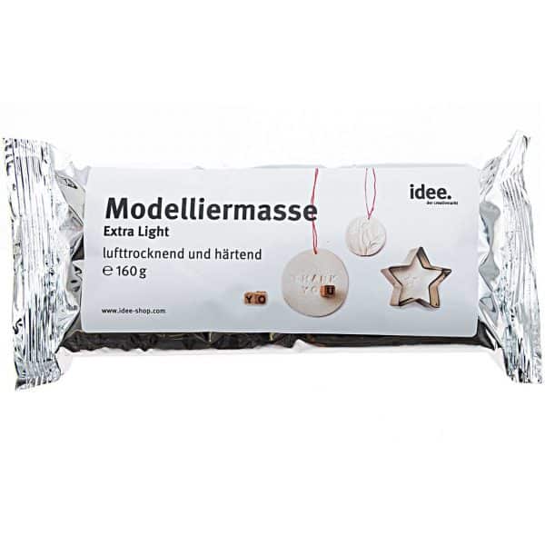 Modelliermasse extra leicht lufttrocknend weiß 160g