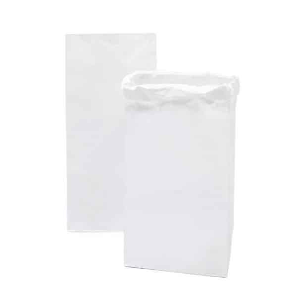 Paper Poetry Maxi-Blockbodenbeutel L 60x28x17cm 2 Stück weiß