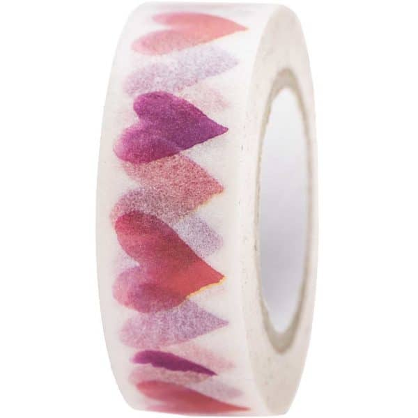 Paper Poetry Tape It must be love Herzen aquarell 1