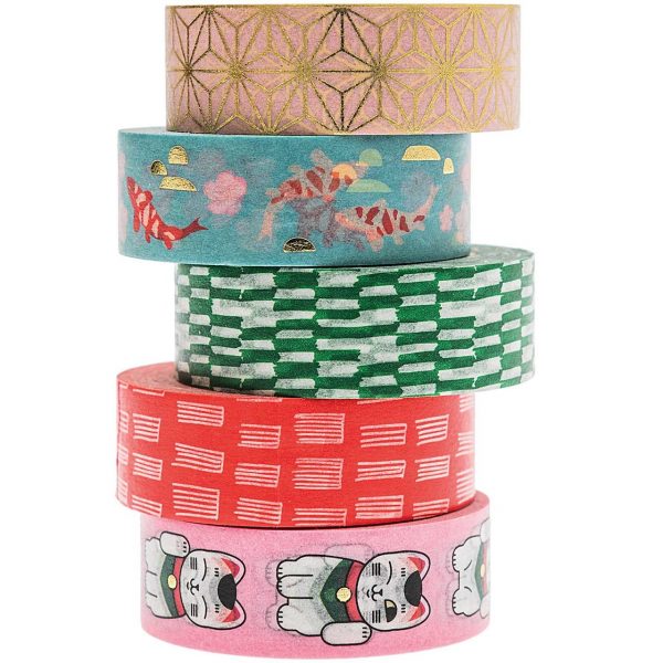 Paper Poetry Tape Set Jardin Japonais 5teilig