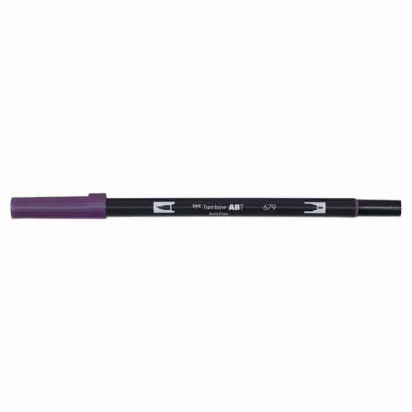 Tombow ABT Dual Brush Pen dark plum 679