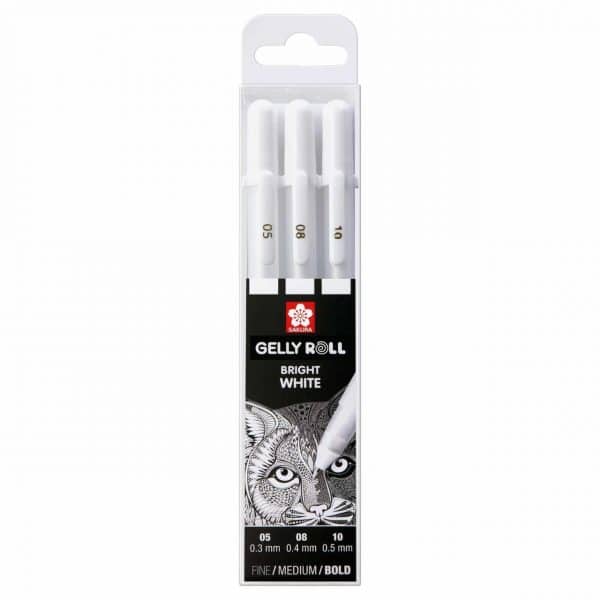 Sakura Gelly Roll Gelstifte Basic-Set Bright White