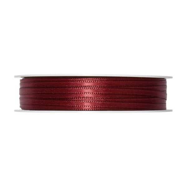 Satinband 3mm 10m bordeaux