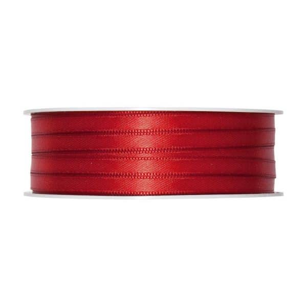 Satinband 6mm 10m rot