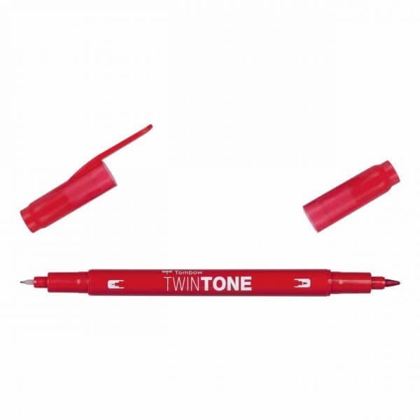 Tombow TwinTone Fasermaler strawberry red