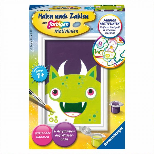 Ravensburger Malen nach Zahlen Freche Monster