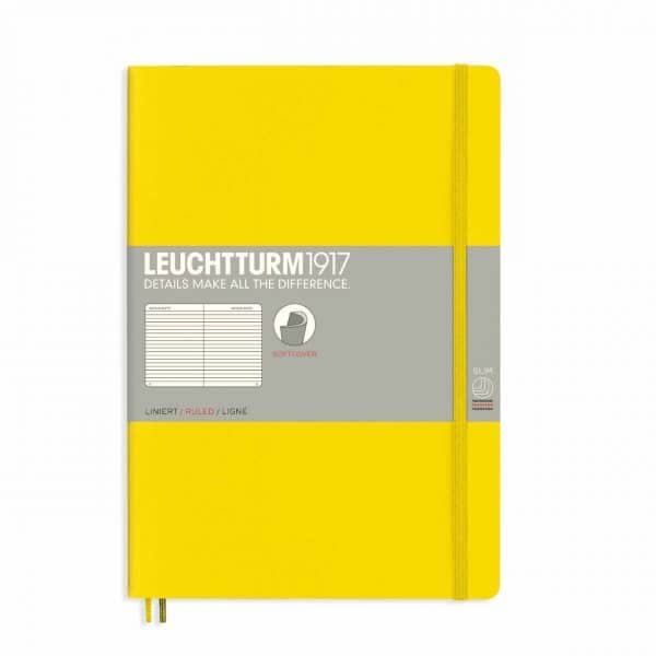 LEUCHTTURM1917 Notizbuch Composition liniert Softcover B5 zitrone