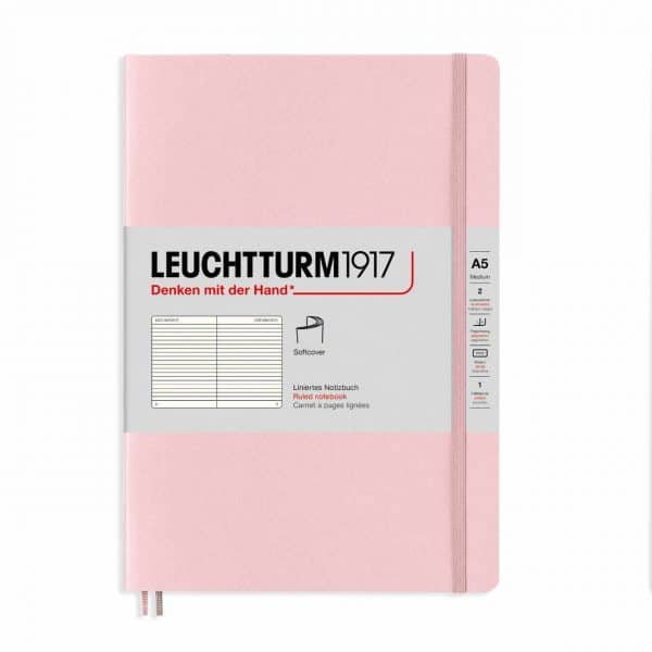 LEUCHTTURM1917 Notizbuch Medium liniert Softcover A5 puder