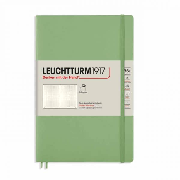 LEUCHTTURM1917 Notizbuch Paperback dotted Softcover B6 salbei