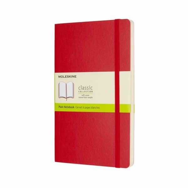 Moleskine Notizbuch blanko Soft Cover A5 scharlachrot