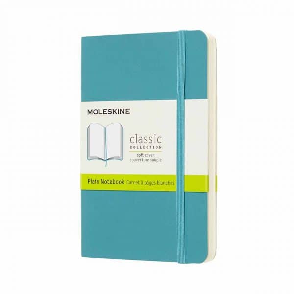 Moleskine Notizbuch blanko Soft Cover A6 riffblau