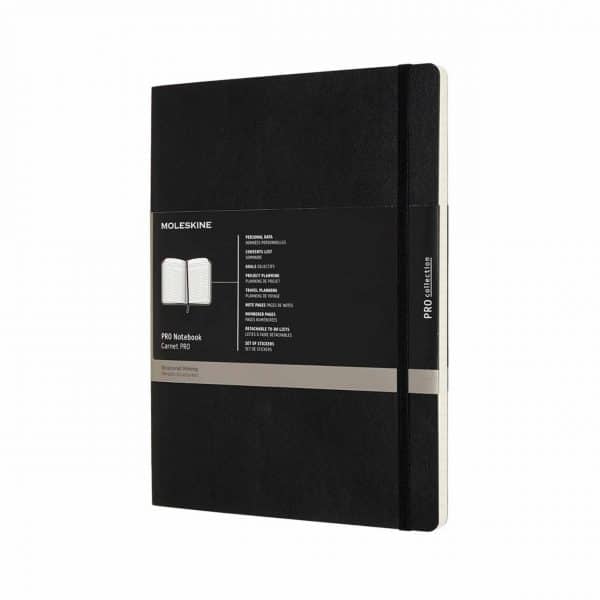 Moleskine PRO Notizbuch Soft Cover schwarz XL