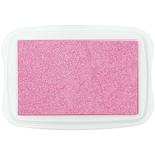 Rico Design Textilstempelkissen 9x6cm rosa