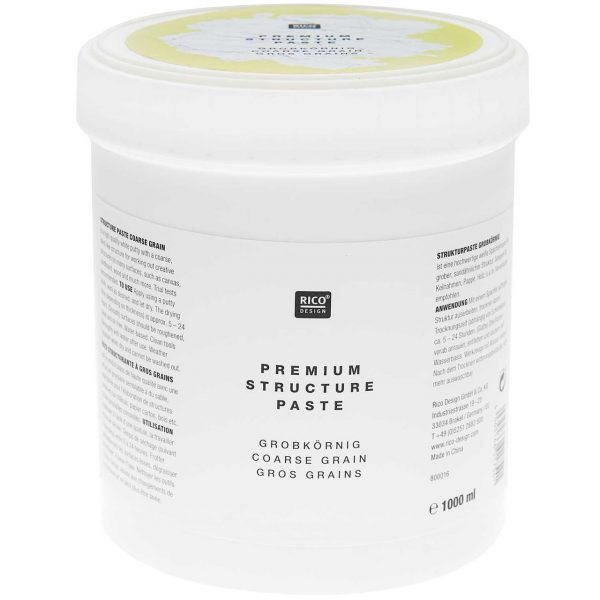 Rico Design ART Premium Strukturpaste grobkörnig 1000ml