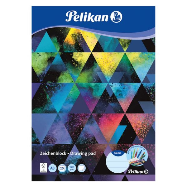 Pelikan Zeichenblock 120g/m² 20 Blatt A3