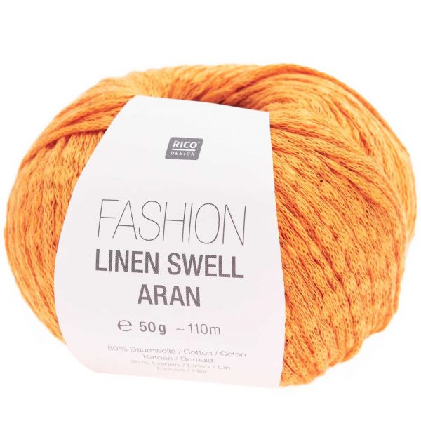 Rico Design Fashion Linen Swell aran 50g 110m senf