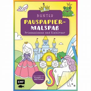 EMF Bunter Pauspapier-Malspaß - Prinzessinnen und Einhörner