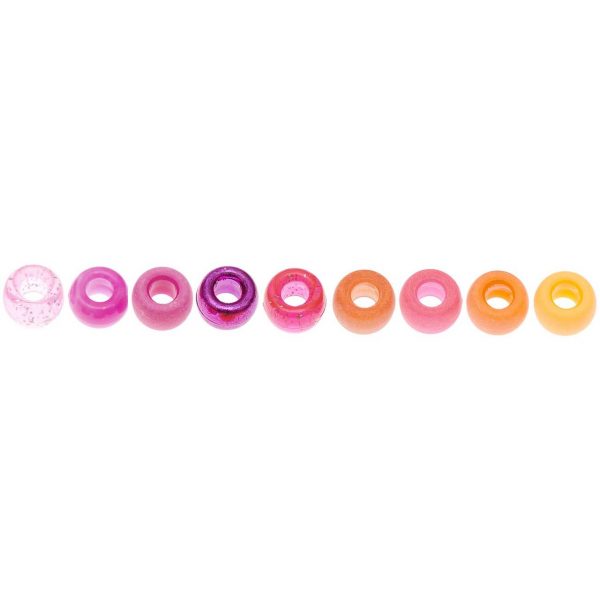 Rico Design itoshii - Ponii Beads Beere Mix 9x6mm 80 Stück