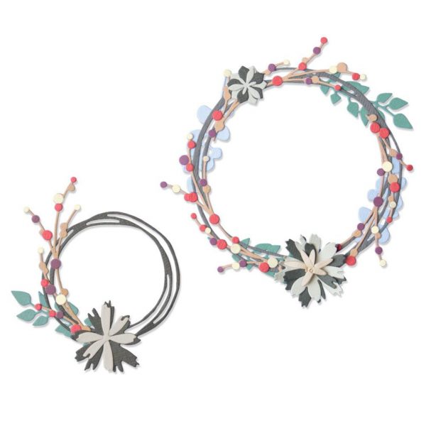 Sizzix Thinlits Die 11PK Winter Garland by Pete Hughes