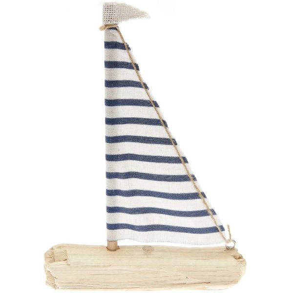 Rico Design Segelboot aus Holz 20x5x30cm