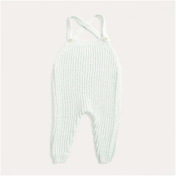 Strickset Strampler Modell 01 aus Baby Nr. 36 86/92 pastellgrün