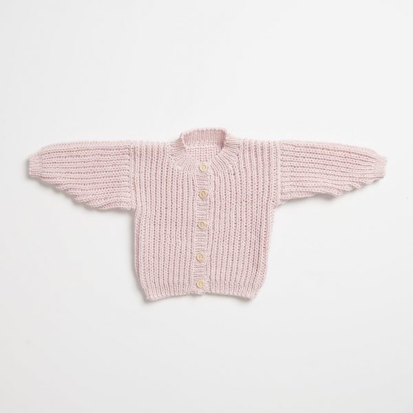 Strickset Jacke Modell 02 aus Baby Nr. 36 62/68 hellrosa